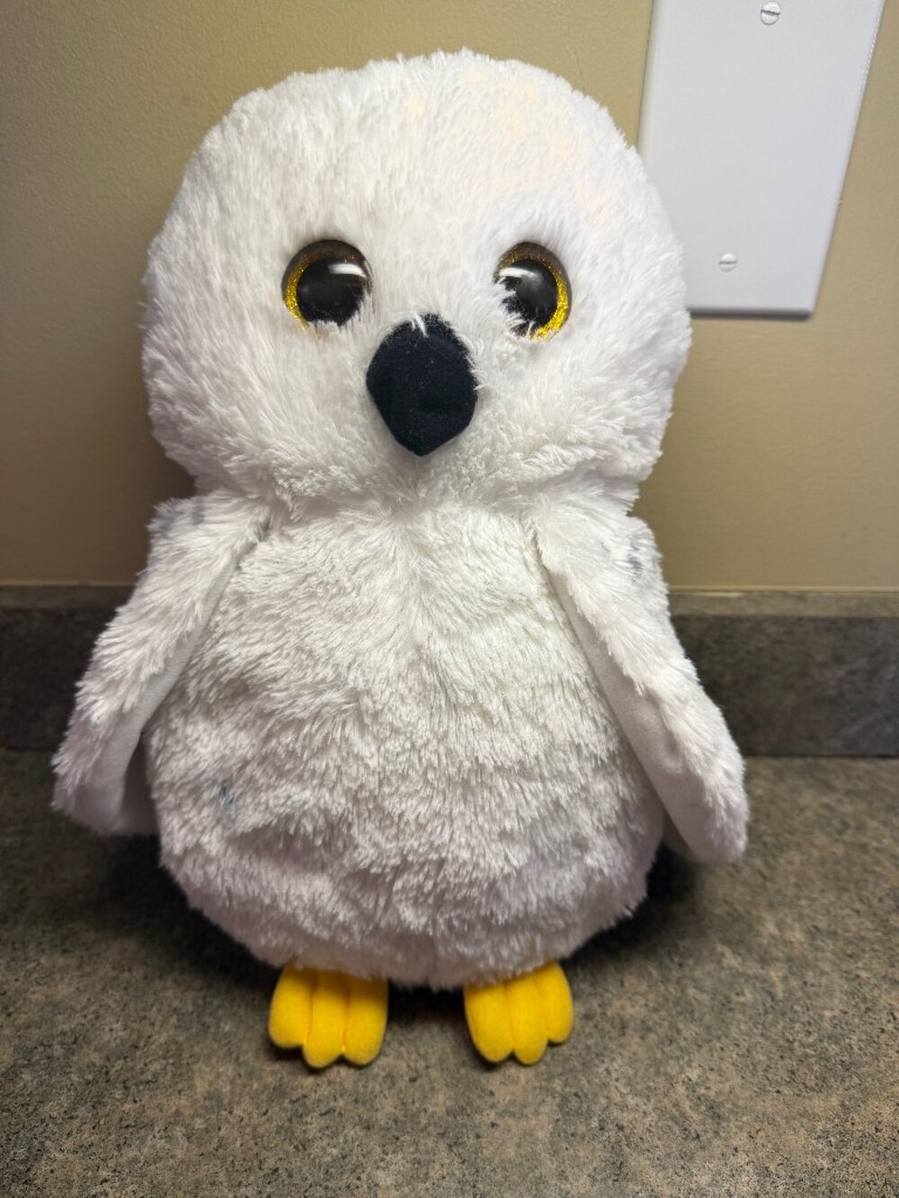 Wizarding World of Harry White Snowy Owl Hedwig Plush 11"